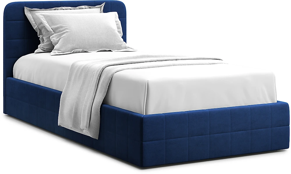 Двуспальная кровать с матрасом в комплекте Адда Блю 90х200 с матрасом