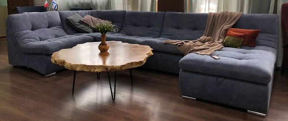  угловой диван с оттоманкой Губернатор Дизайн-1