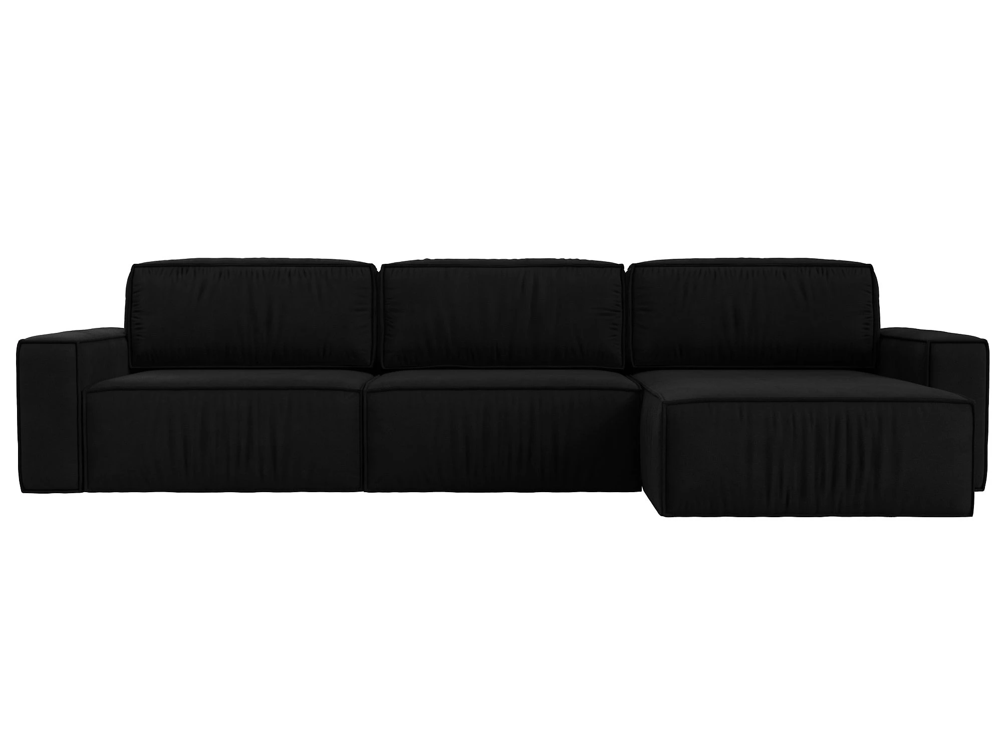 Угловой диван с независимым пружинным блоком Прага Классик лонг Дизайн 9