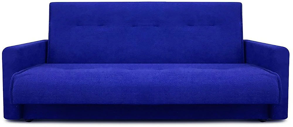 Синий прямой диван Милан Блю-120 СПБ