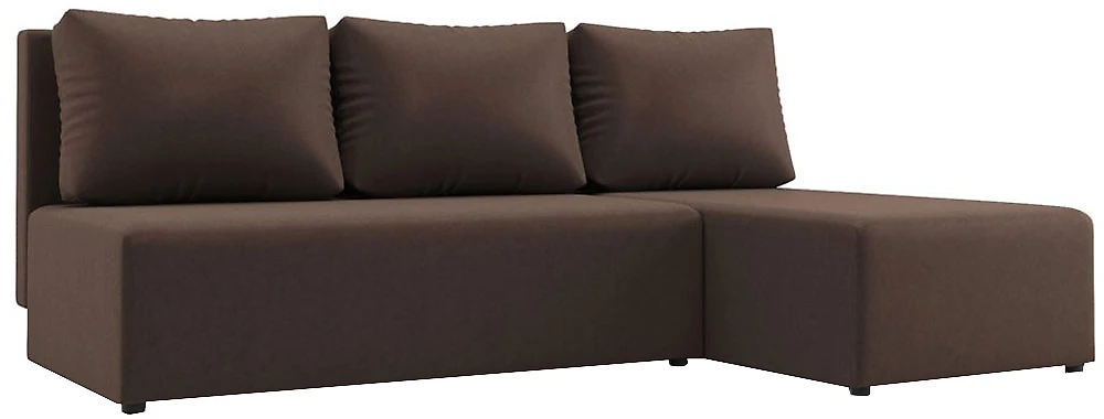 Угловой диван для ежедневного сна Каир (Консул) Кантри Шоколад