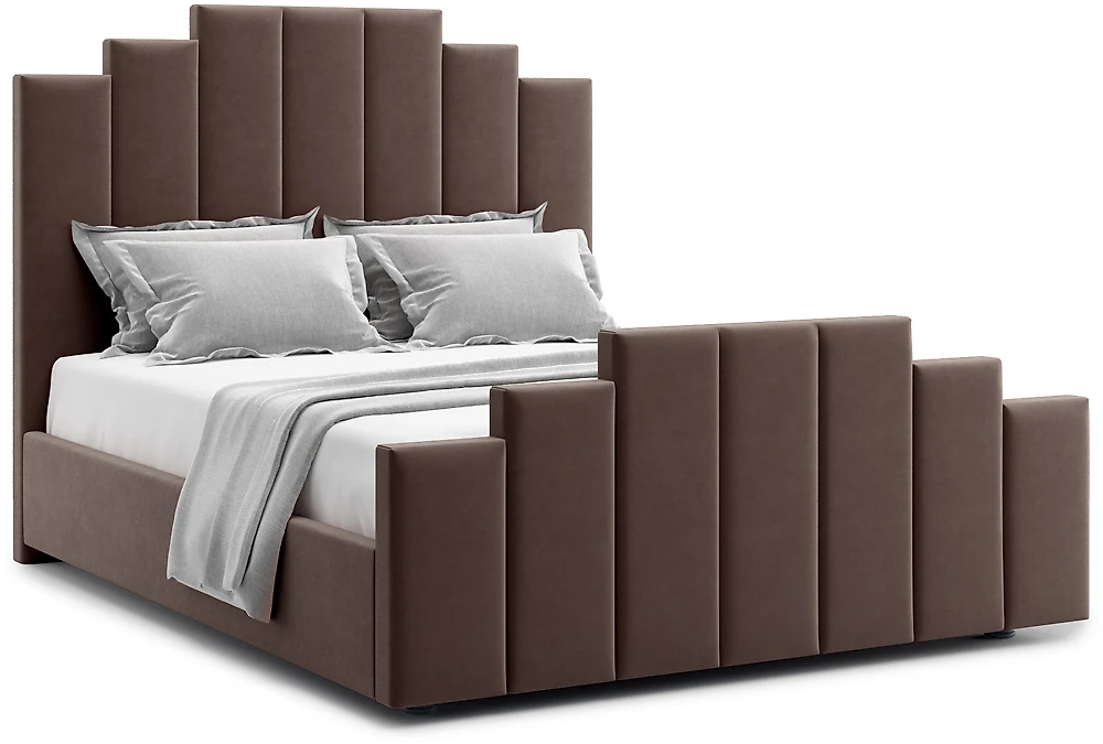 Кровать без подъемного механизма Велино Шоколад