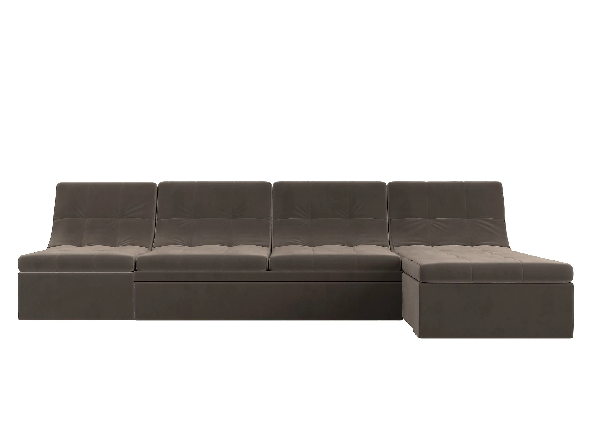Угловой диван с ящиком для белья Холидей Плюш Дизайн 4
