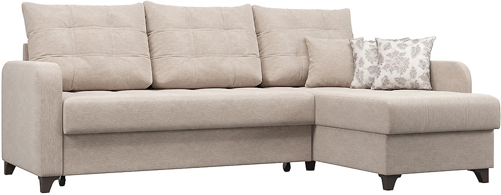 Угловой диван с подушками Марта