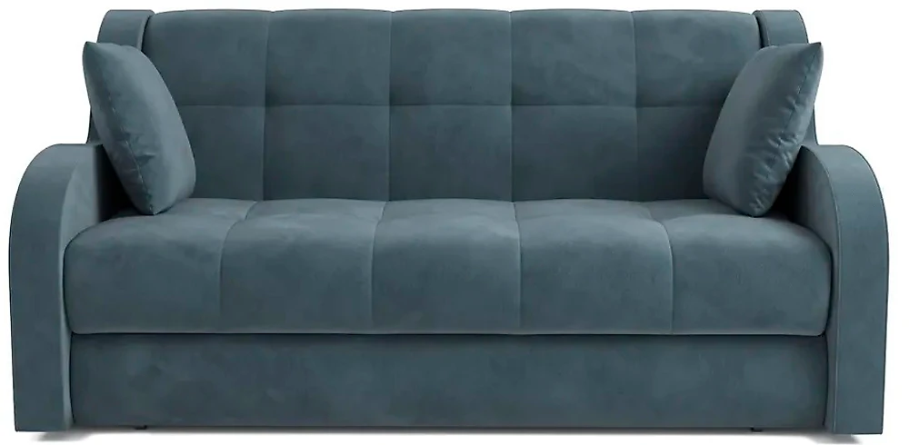 Прямой диван серого цвета Барон Грей