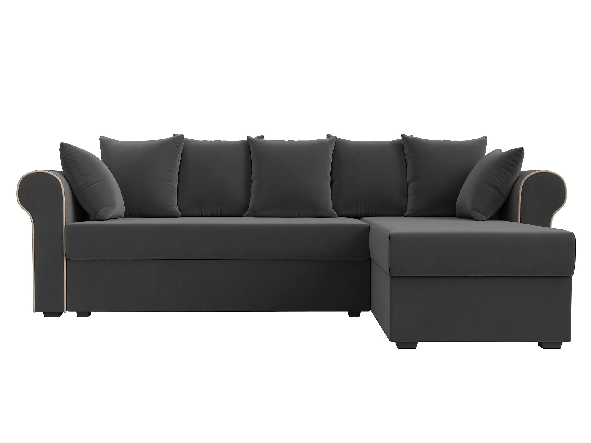 Угловой диван для ежедневного сна Рейн Плюш Дизайн 6