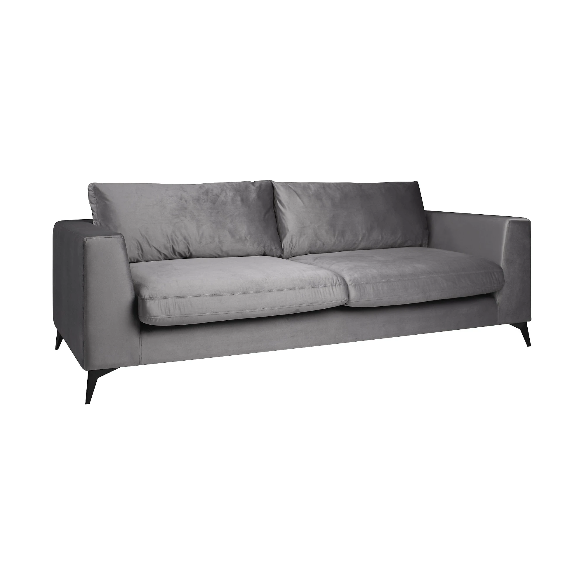 Прямой диван серого цвета Lennox Twin-B 0338,2,2