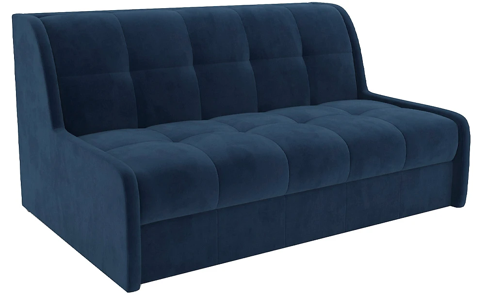 Синий прямой диван Барон-6 Дизайн 1 СПБ