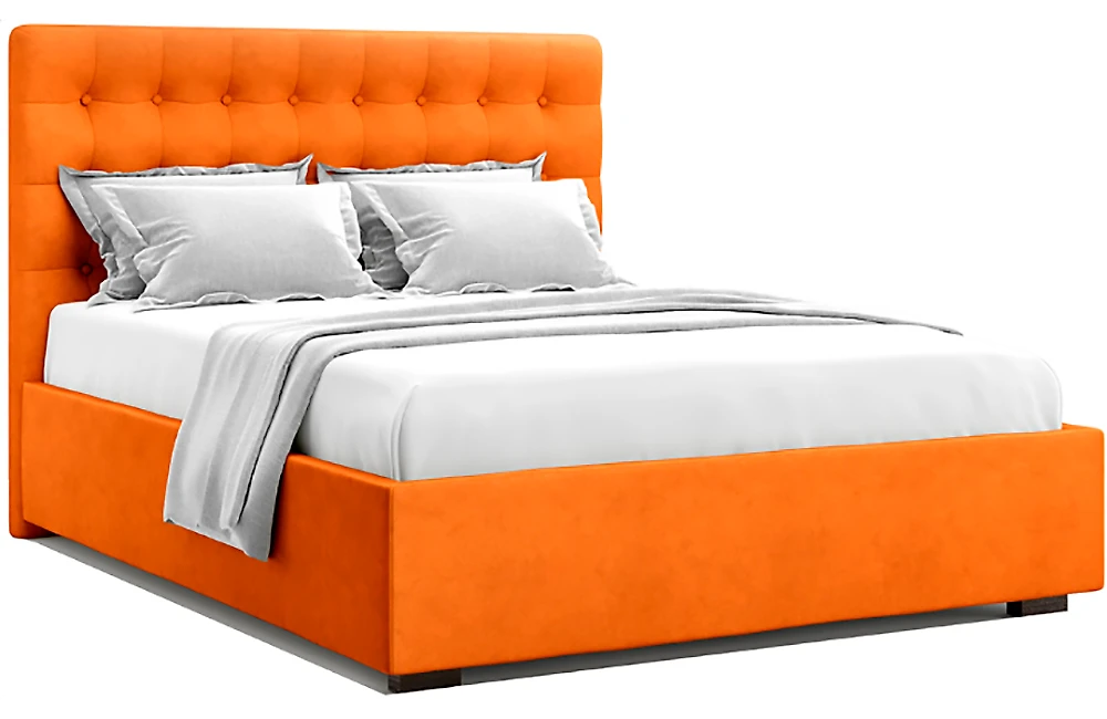 Низкая кровать Брайерс (Эмбер) Оранж