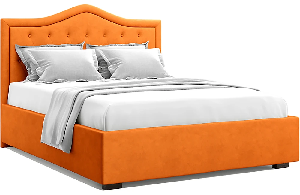 Современная двуспальная кровать Тибр Оранж