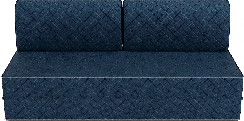 Синий прямой диван MultiPie бескаркасный Дизайн-5