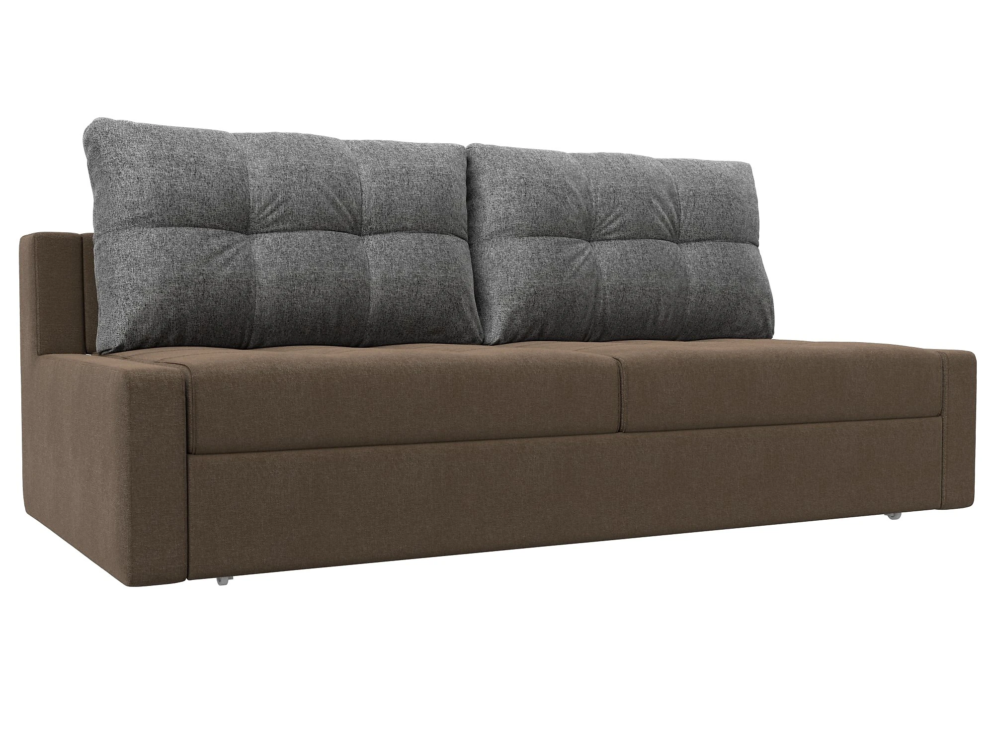 Прямой диван серого цвета Мартин Кантри Дизайн 4