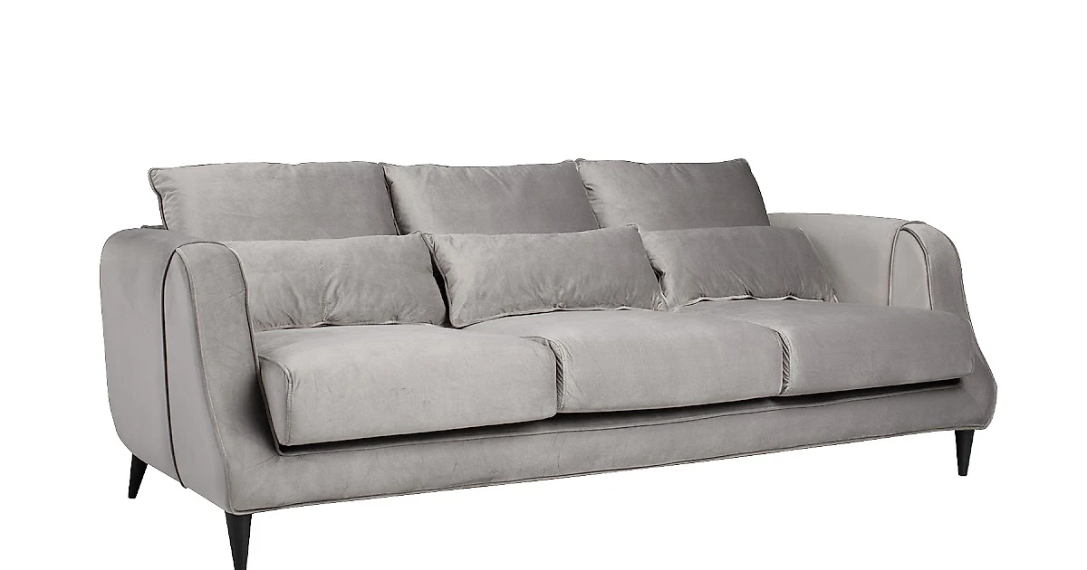Прямой диван серого цвета Dante Plain 1 970,2