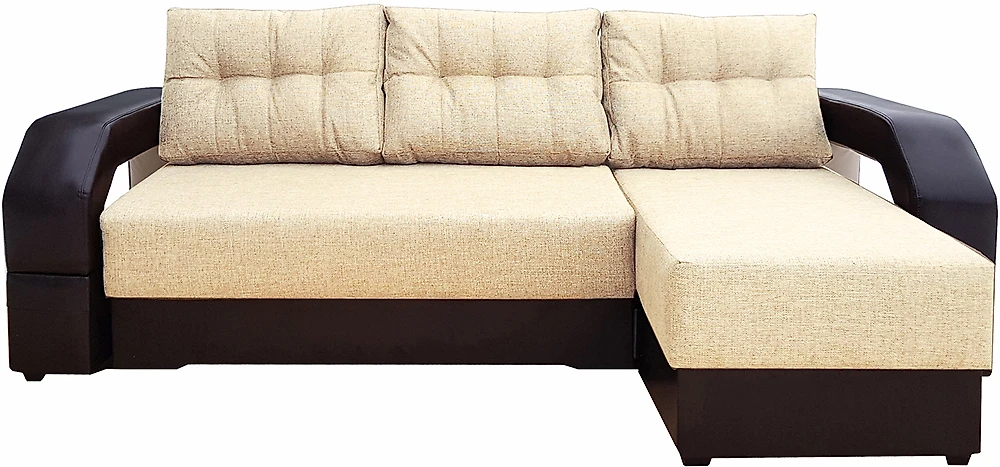 Угловой диван для ежедневного сна Манчестер Вудлайн Крем СПБ