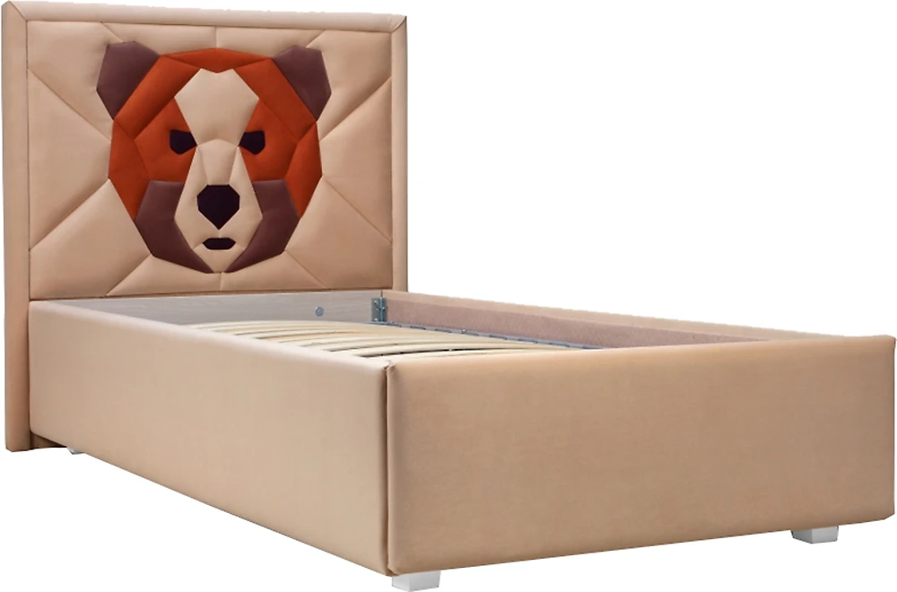 Кровать с мягкой спинкой Геометрия Bear Дизайн-1
