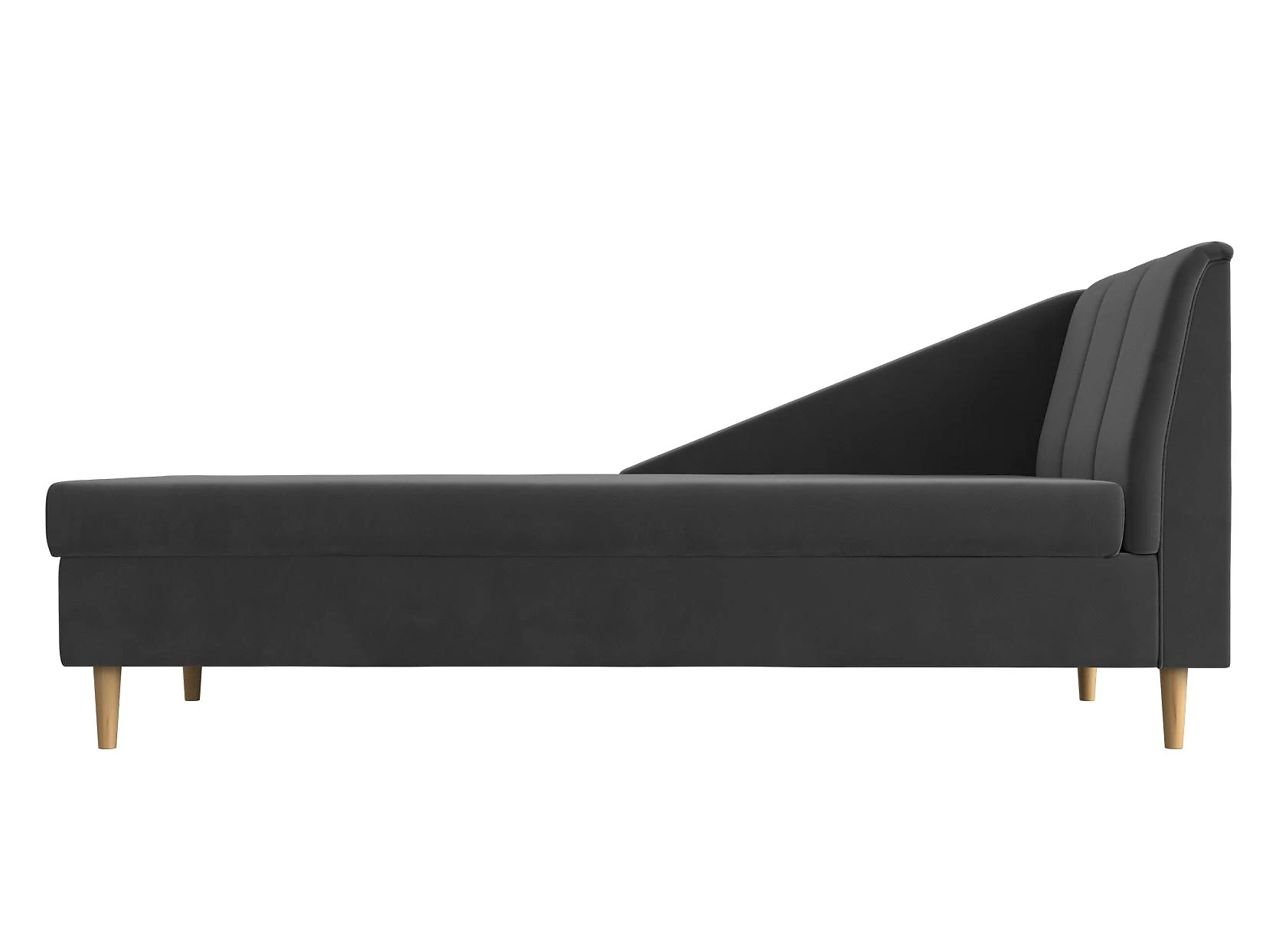 Тканевый прямой диван Астер Плюш Дизайн 7