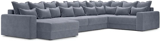 Четырехместный угловой диван Омега-П Дизайн 1