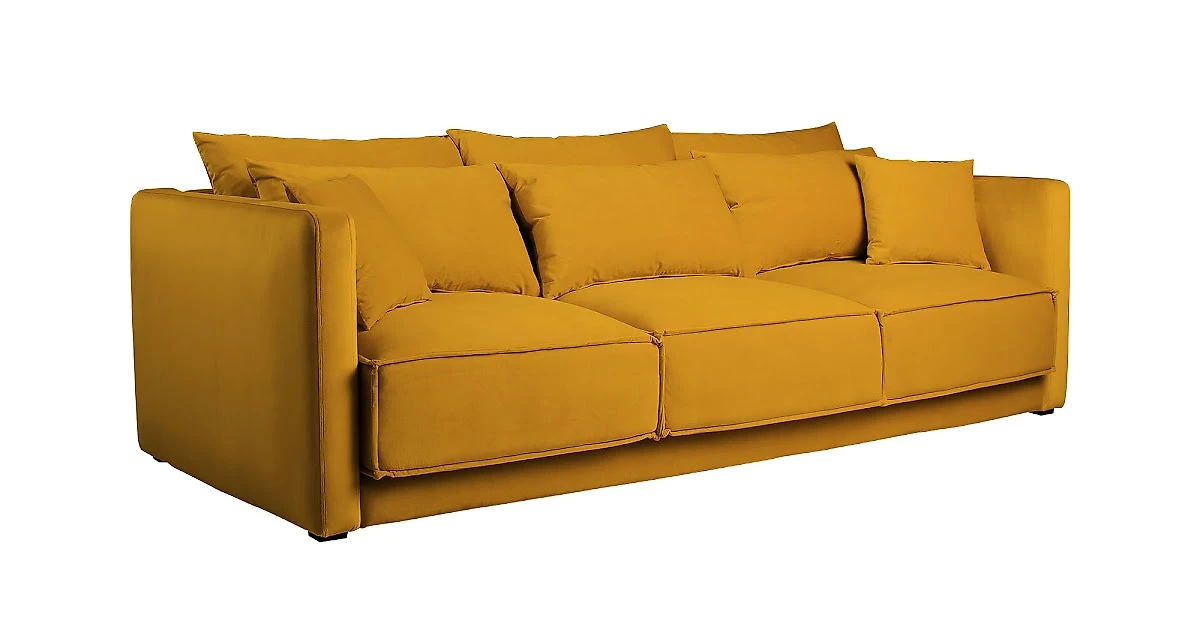 Жёлтый прямой диван Vision-C 2121,4,3