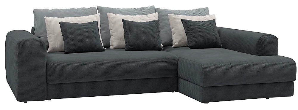 Угловой диван из ткани антикоготь Манхеттен Люкс Дизайн-1