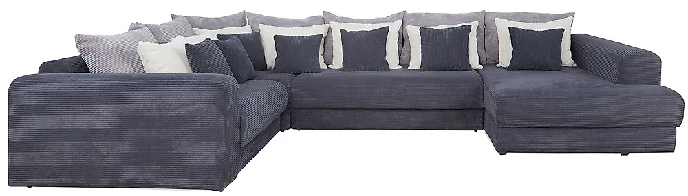 Модульный диван с оттоманкой  Манхеттен Люкс Дизайн-1