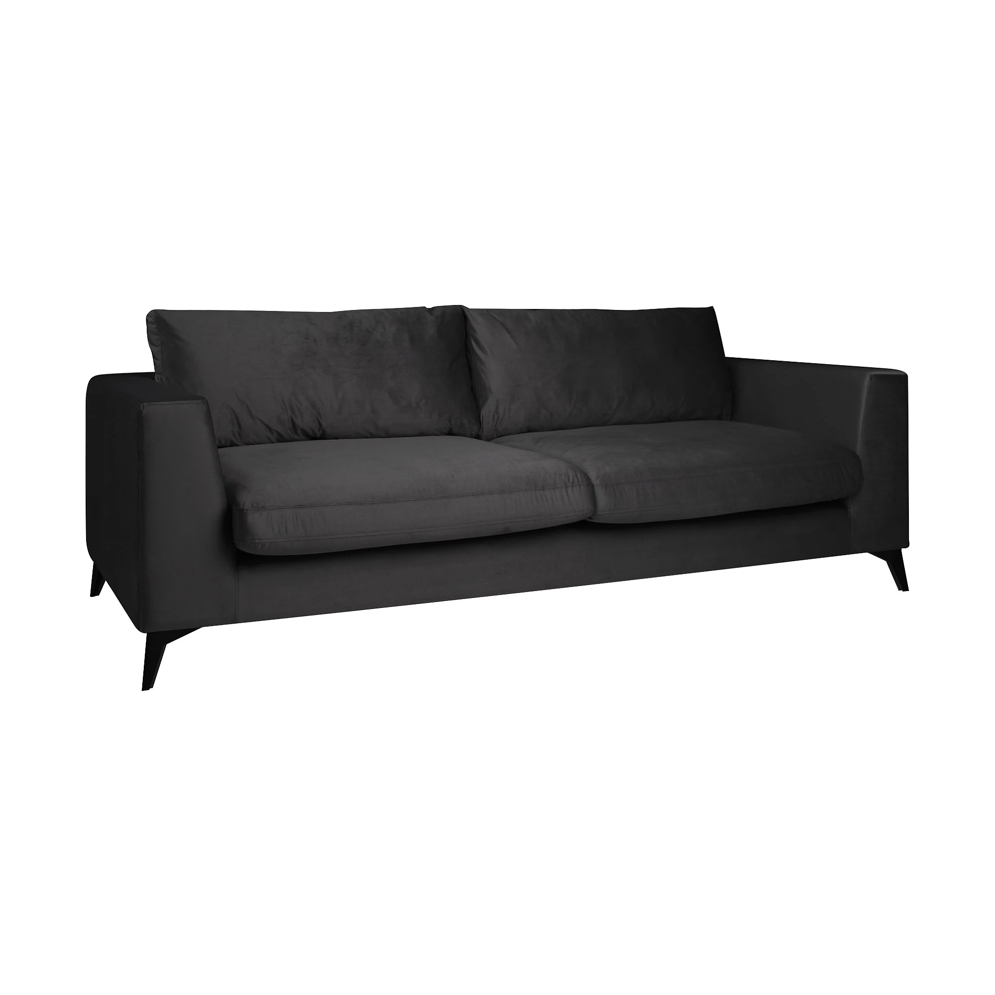Прямой диван серого цвета Lennox Twin-B 0338,3,2