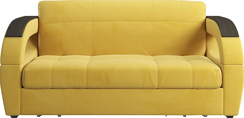 диван на металлическом каркасе Монреаль Плюш Еллоу