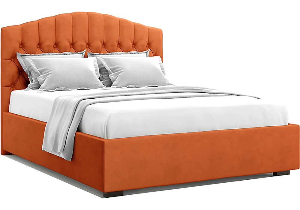Современная двуспальная кровать Лугано Оранж
