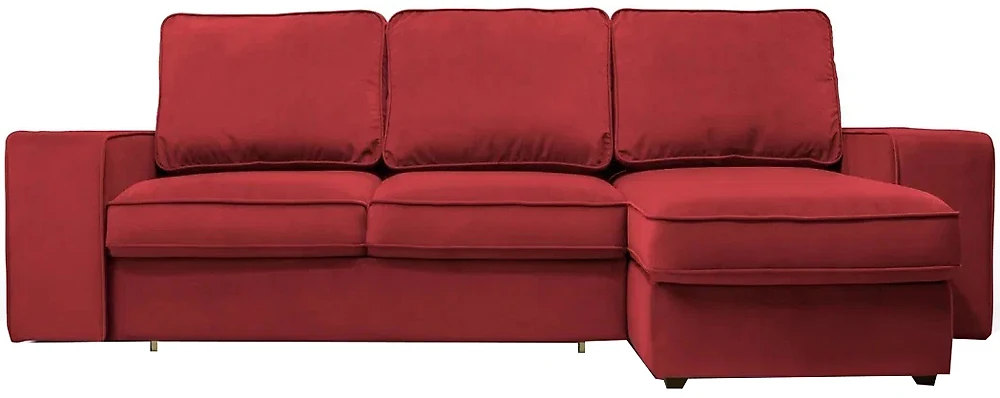 Угловой диван с механизмом пума Монако Ред