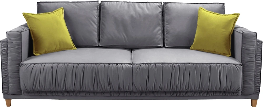 Прямой диван серого цвета Бали Дизайн-3