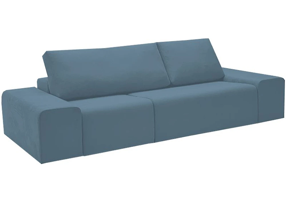 Синий прямой диван Mr.Bobby Дизайн 2