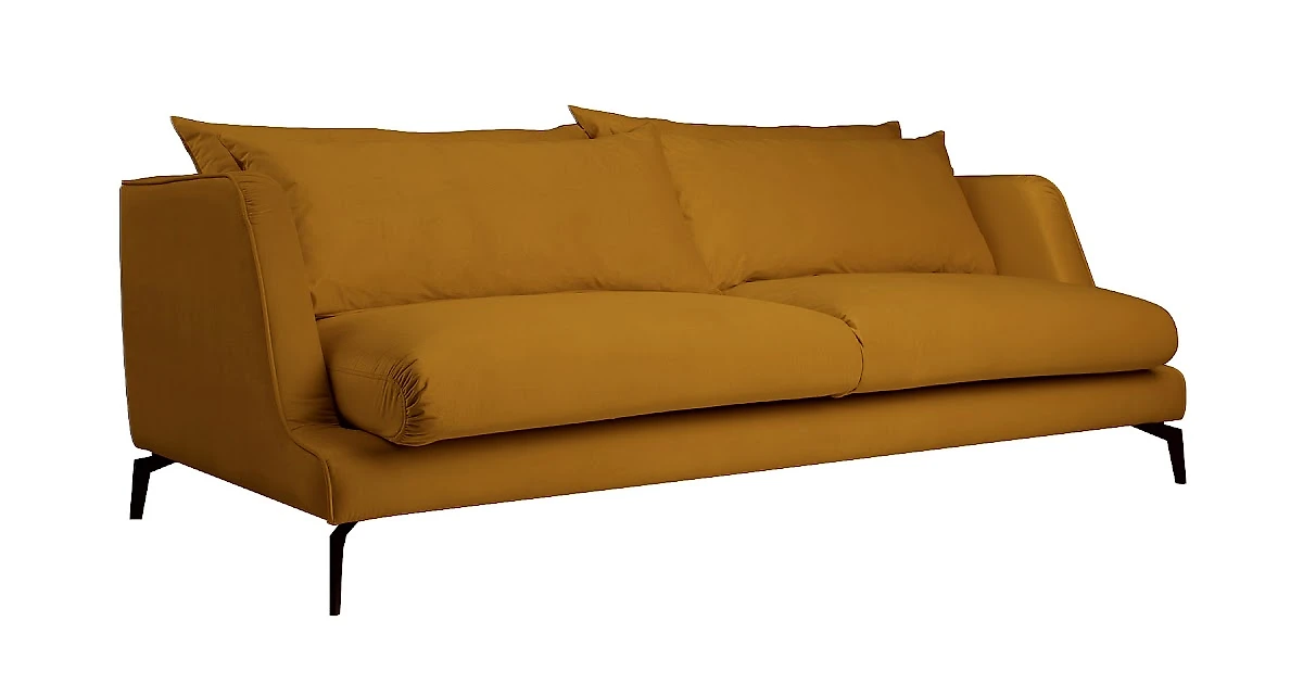 горчичный диван Dimension Simple-A 2138,4,1
