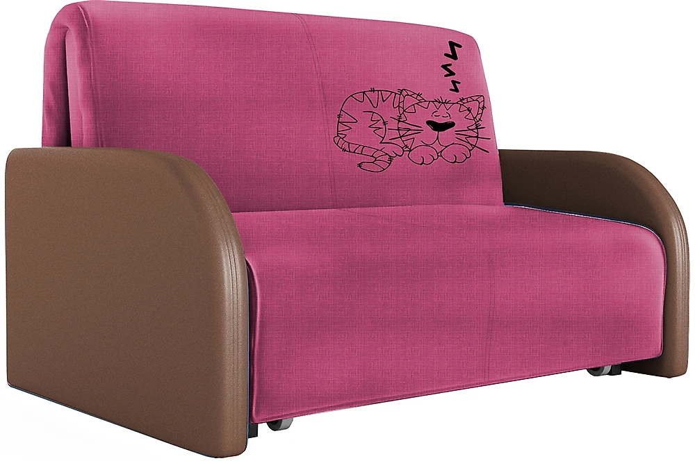 Розовый диван аккордеон Фавор Дизайн 5