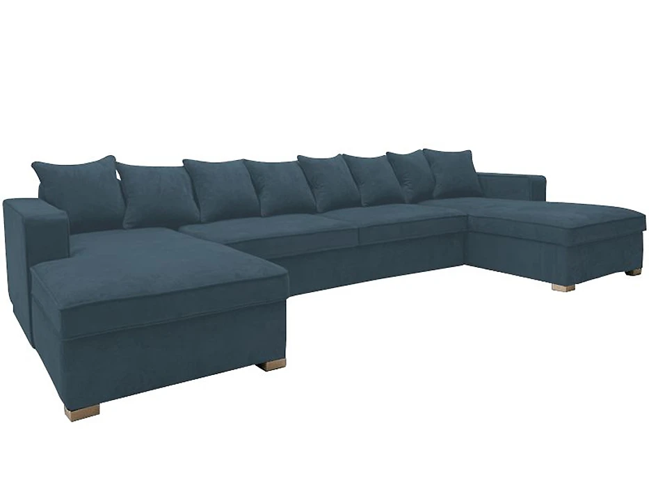  угловой диван с оттоманкой Pillopipe-П Дизайн 2