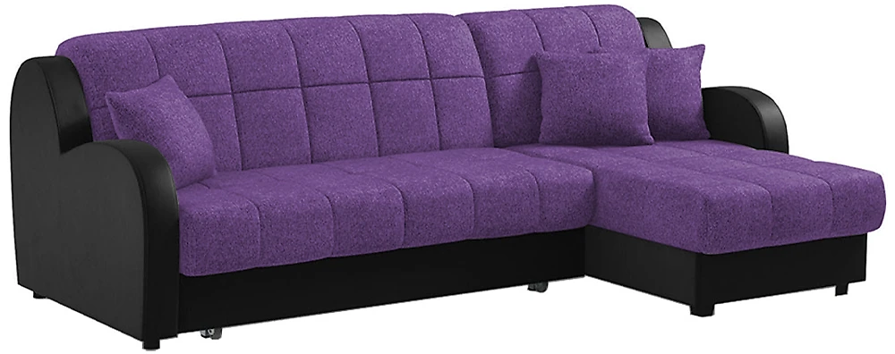 Полуторный раскладной диван Барон Плюш Фиолет
