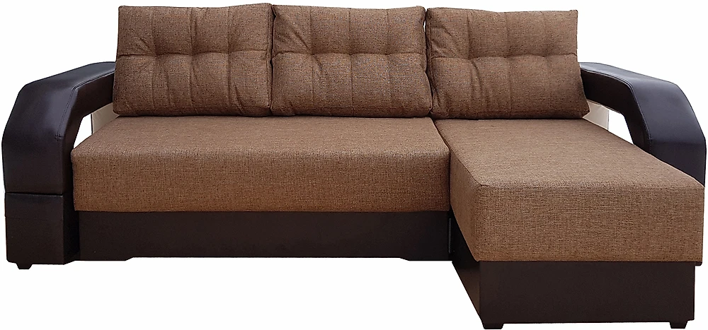 Угловой диван для дачи Манчестер Вудлайн Мокко СПБ