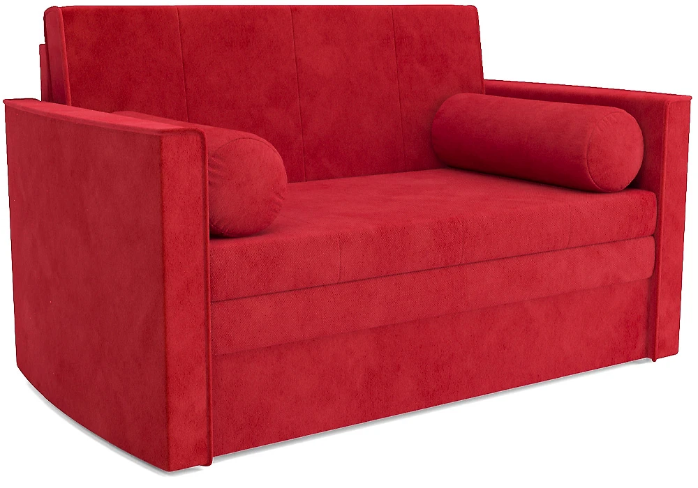 Выкатной диван с ящиком для белья Санта 2 Кордрой Красный
