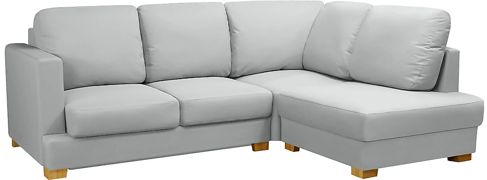 Угловой диван для гостиной Плимут Мини Лайт Грей