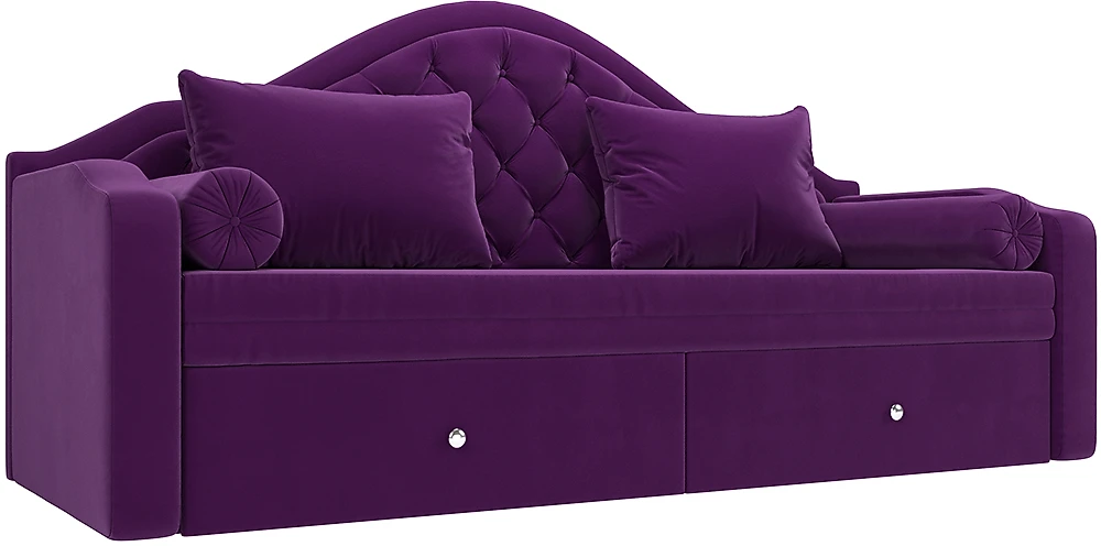 Фиолетовый диван Сойер