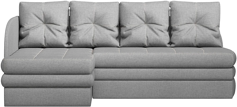 Серый угловой диван Мираж Дизайн 3