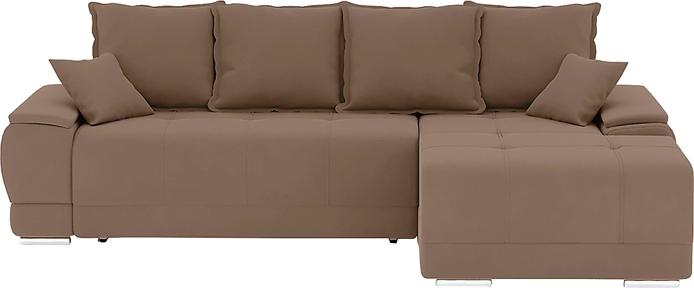 Угловой диван с ящиком для белья Nordviks Мини (Модерн) Плюш арт. 670549