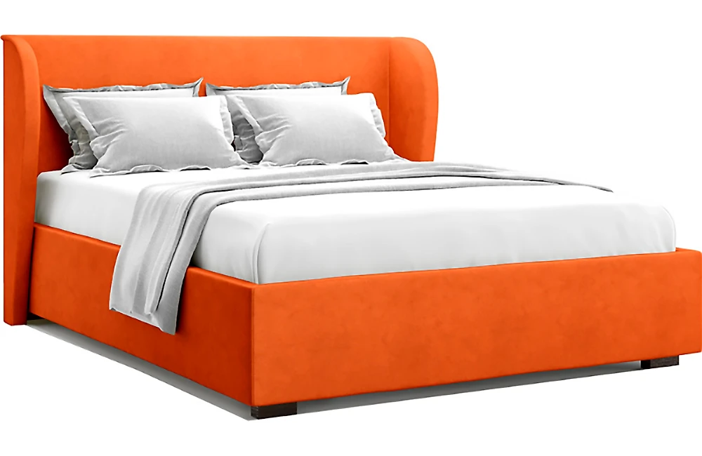 Современная двуспальная кровать Тэнно Оранж